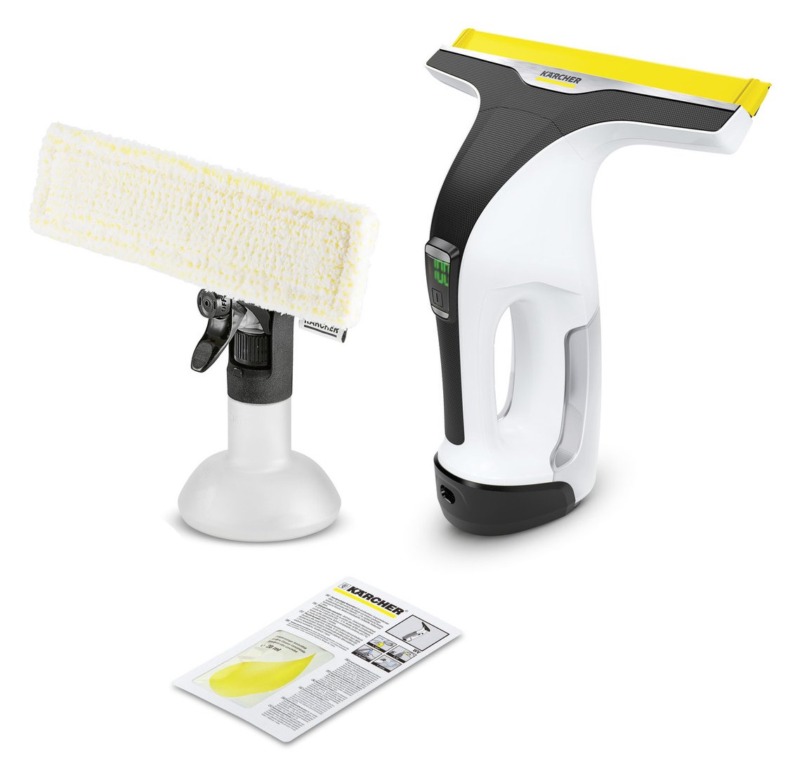 Kärcher WV 6 Plus, Silber, Weiß, 0,15 l, 28 cm, 300 m²