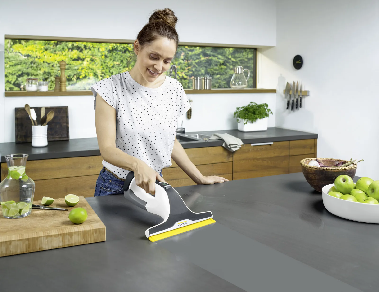 Kärcher WV 6 Plus, Silber, Weiß, 0,15 l, 28 cm, 300 m², Ansicht 4