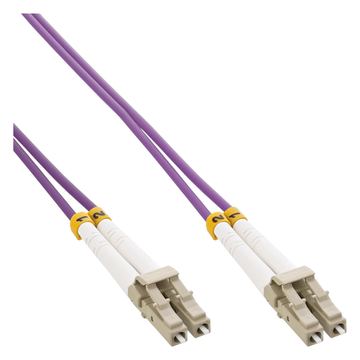 InLine LWL Duplex Kabel - LC/LC - 50/125µm - OM4 - 2m von LumaTech