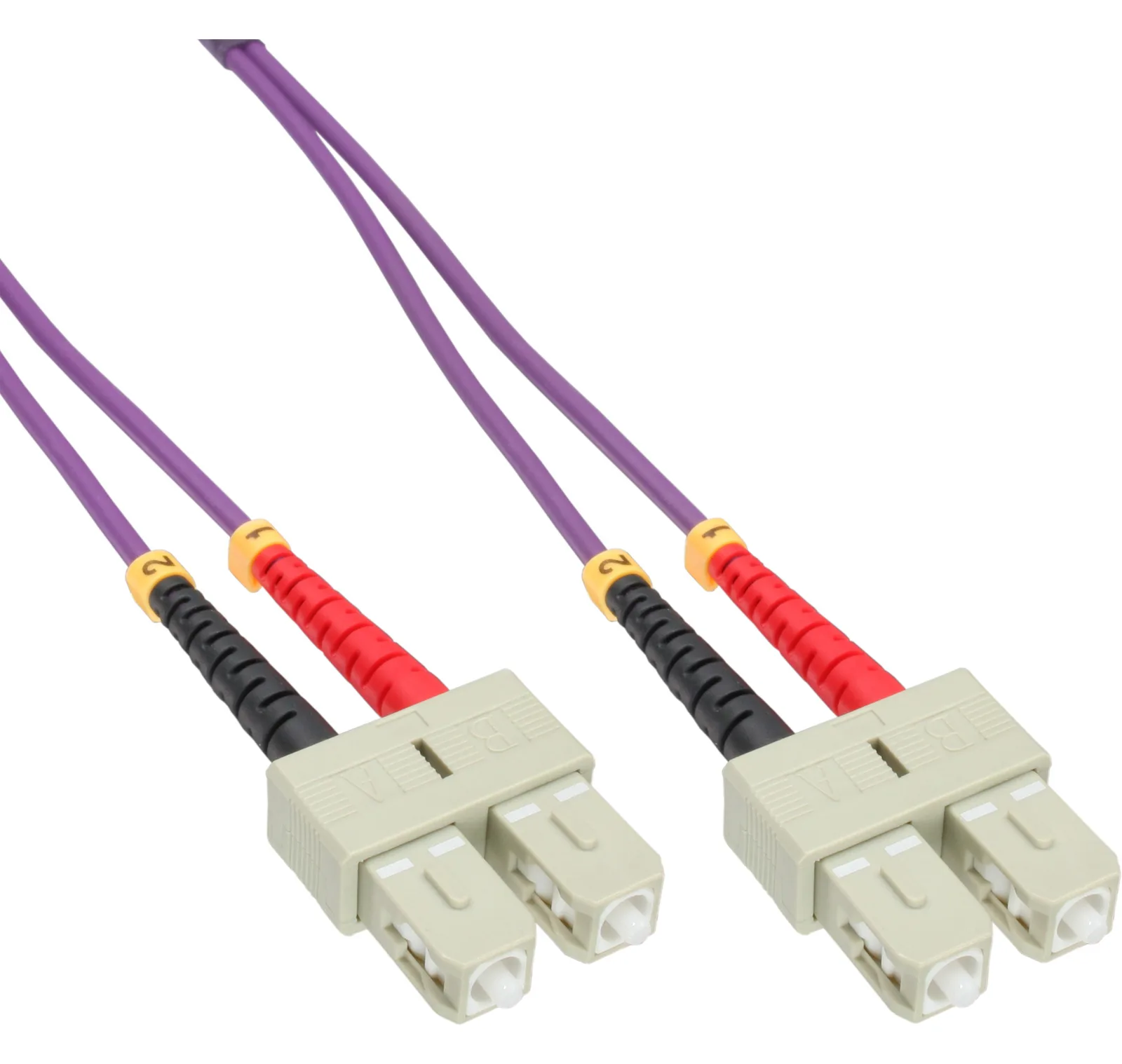 InLine LWL Duplex Kabel - SC/SC - 50/125µm - OM4 - 3m, Ansicht 2