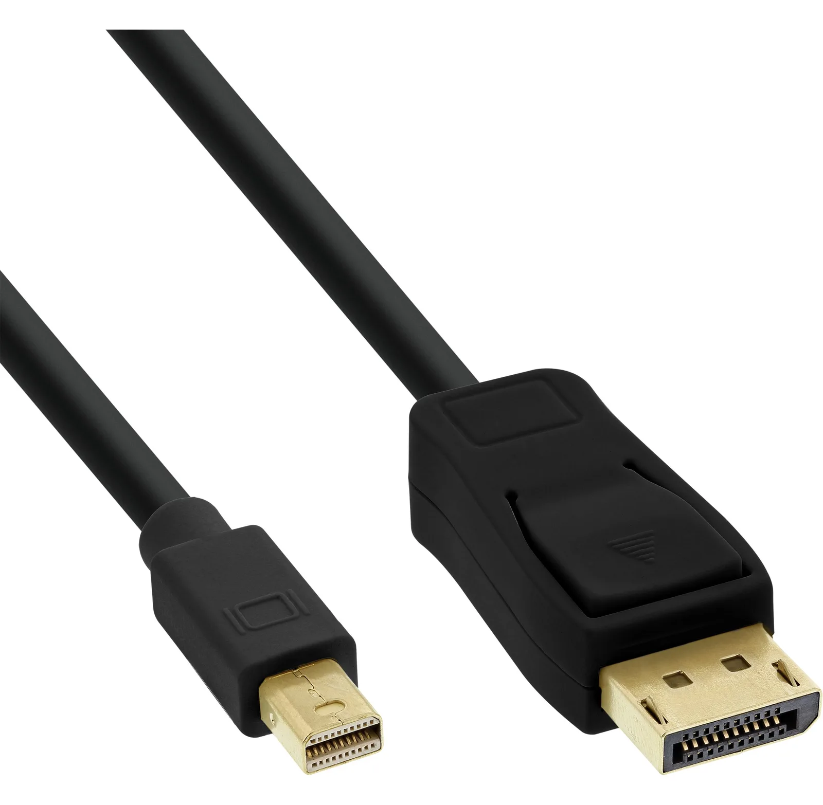InLine Mini DisplayPort zu DisplayPort Kabel - schwarz - 1,5m, Ansicht 2