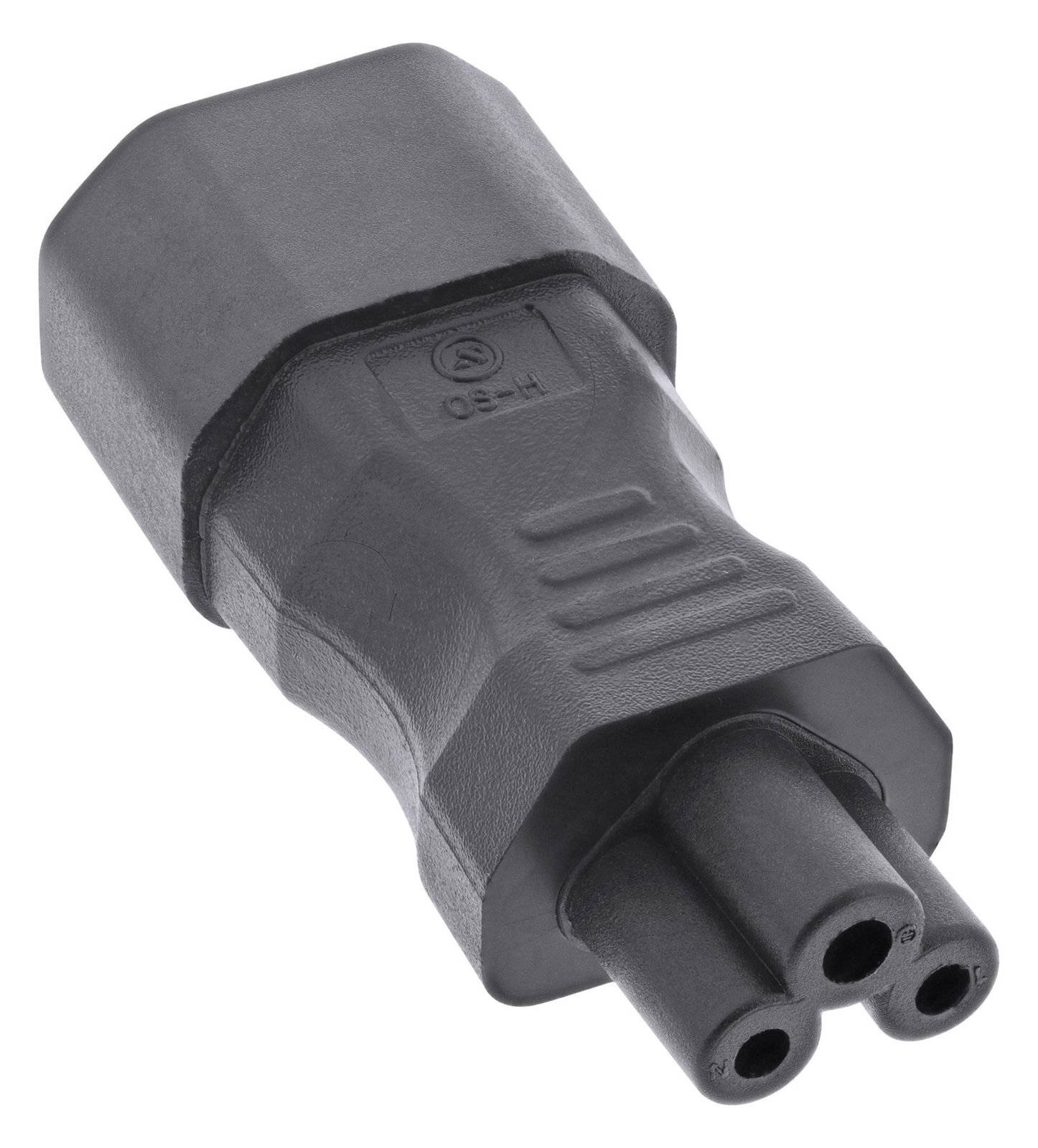 InLine Netzadapter IEC 60320 C14 / C5 - 3pol. Kaltgeräte / Notebook