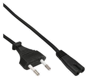 InLine Netzkabel - Netzstecker auf Euro 8 C7 Stecker - 1,50m von LumaTech