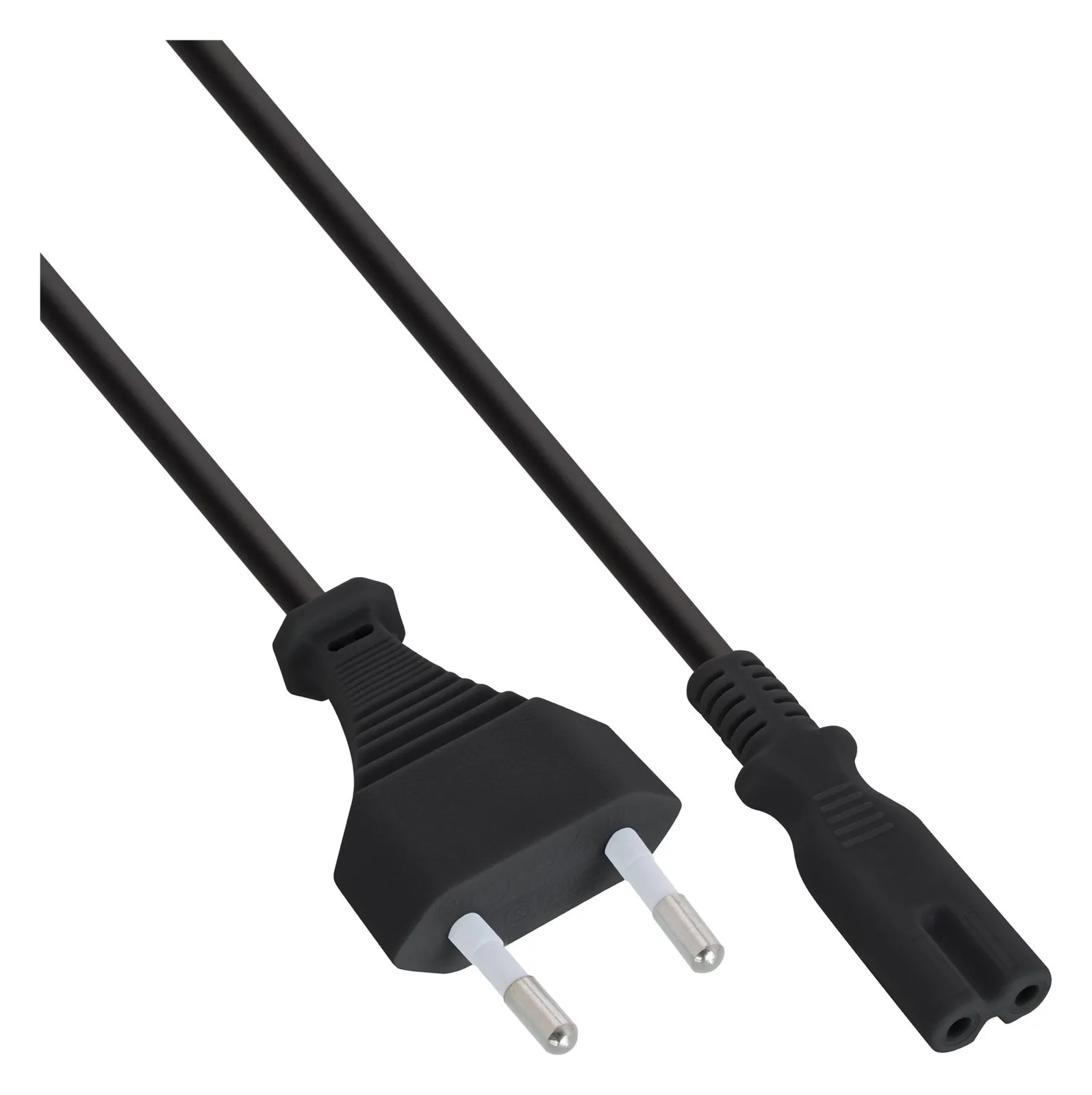InLine Netzkabel - Netzstecker auf Euro 8 C7 Stecker - 1,50m, Ansicht 3