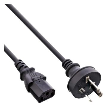 InLine Netzkabel - Netzstecker Australien auf Kaltgerätestecker C13 - 1,8m von LumaTech