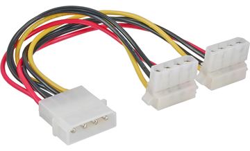InLine Netz-Splitter - interne Stromversorgung, 4-polig (W) von LumaTech
