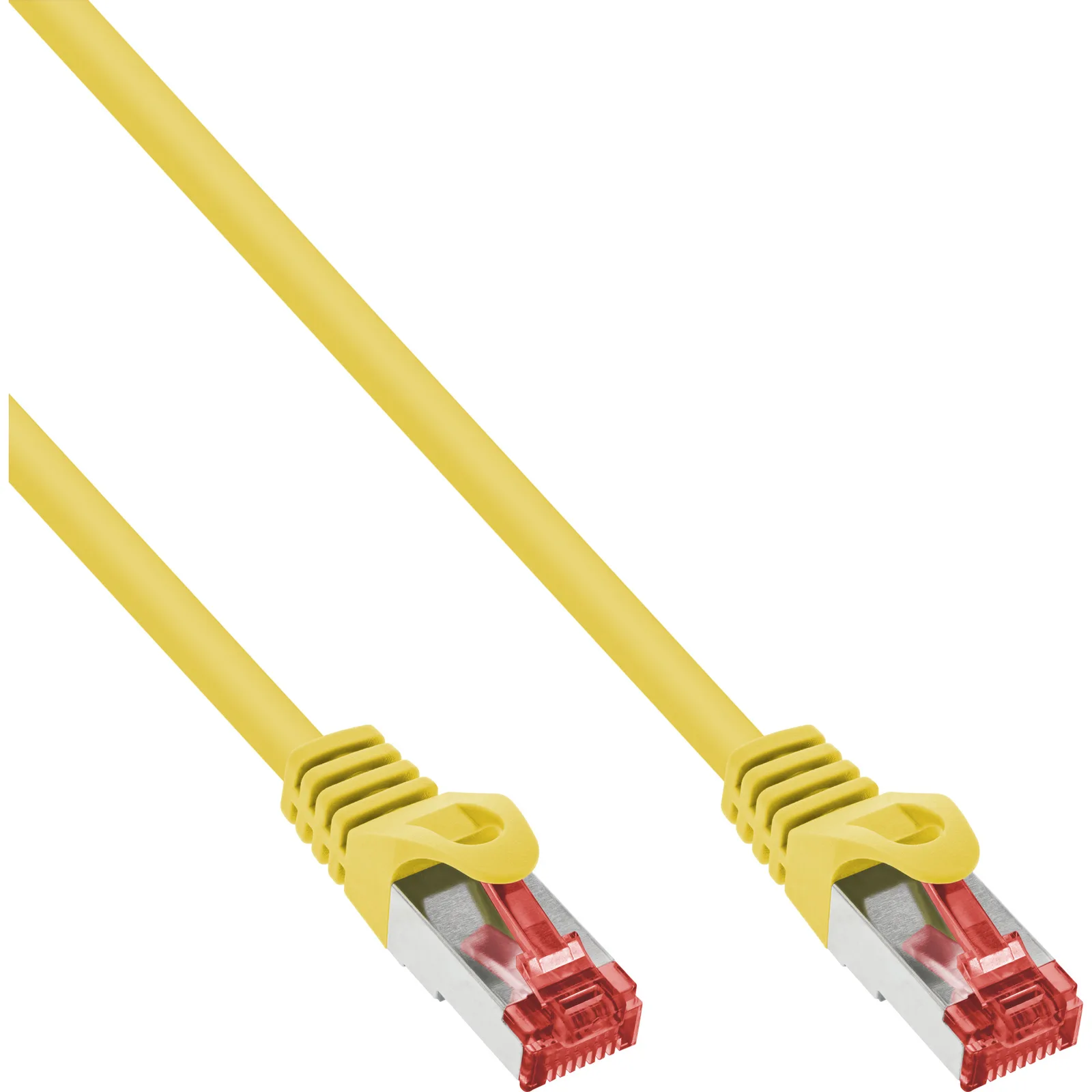 InLine Patchkabel - S/FTP (PiMf) - Cat.6 - 250MHz - PVC - CCA - gelb - 1,5m, Ansicht 2