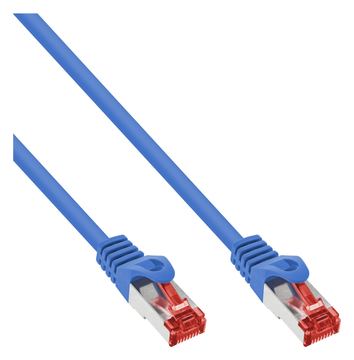 InLine Patchkabel - S/FTP (PiMf) - Cat.6 - 250MHz - PVC - Kupfer - blau - 3m von LumaTech