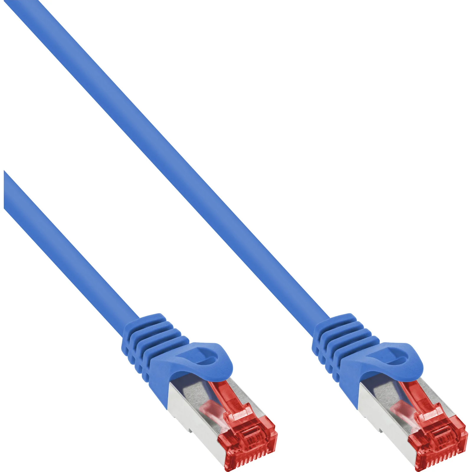 InLine Patchkabel - S/FTP (PiMf) - Cat.6 - 250MHz - PVC - Kupfer - blau - 3m, Ansicht 2