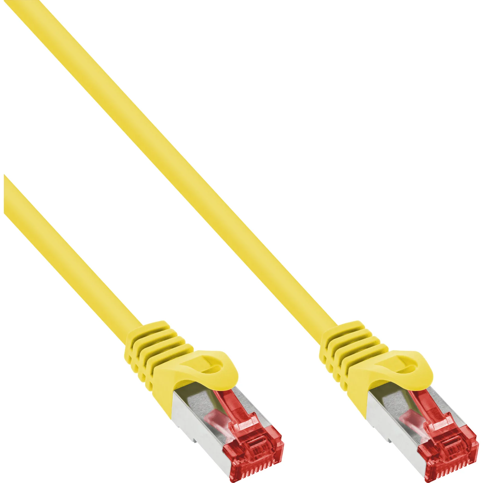 InLine Patchkabel - S/FTP (PiMf) - Cat.6 - 250MHz - PVC - Kupfer - gelb - 3m, Ansicht 2