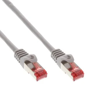 InLine Patchkabel - S/FTP (PiMf) - Cat.6 - 250MHz - PVC - Kupfer - grau - 10m, Ansicht 2