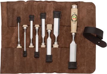 Kirschen Werkzeuge Kirschen Stechbeitelsatz. Tasche 4-6-10-12-1 von LumaTech