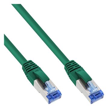 InLine Patchkabel - S/FTP (PiMf) - Cat.6A - halogenfrei - grün - 5m von LumaTech