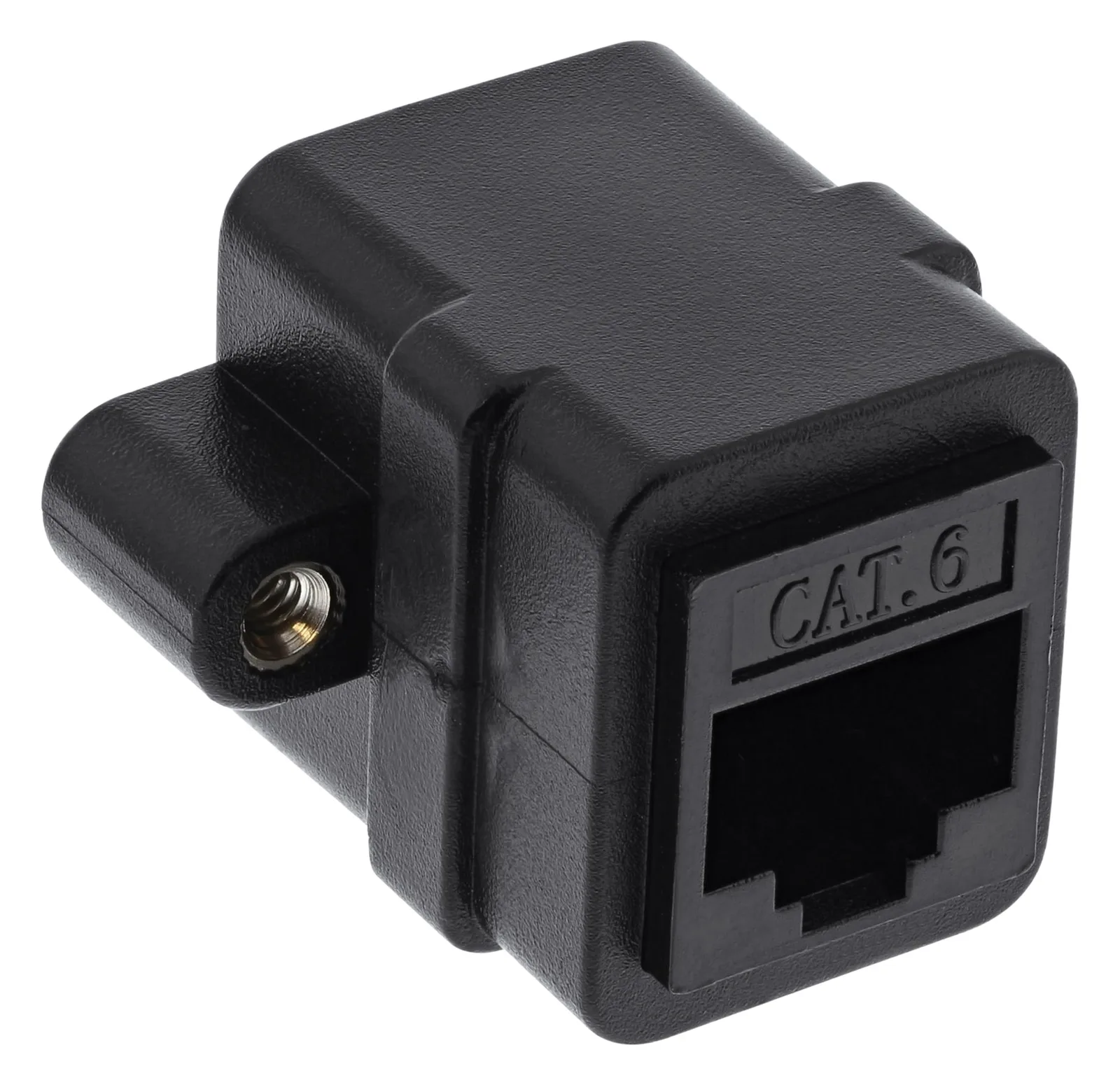 InLine Patchkabelkupplung Cat.6 - UTP - 2x RJ45 Buchse - zum Einbau, Ansicht 4