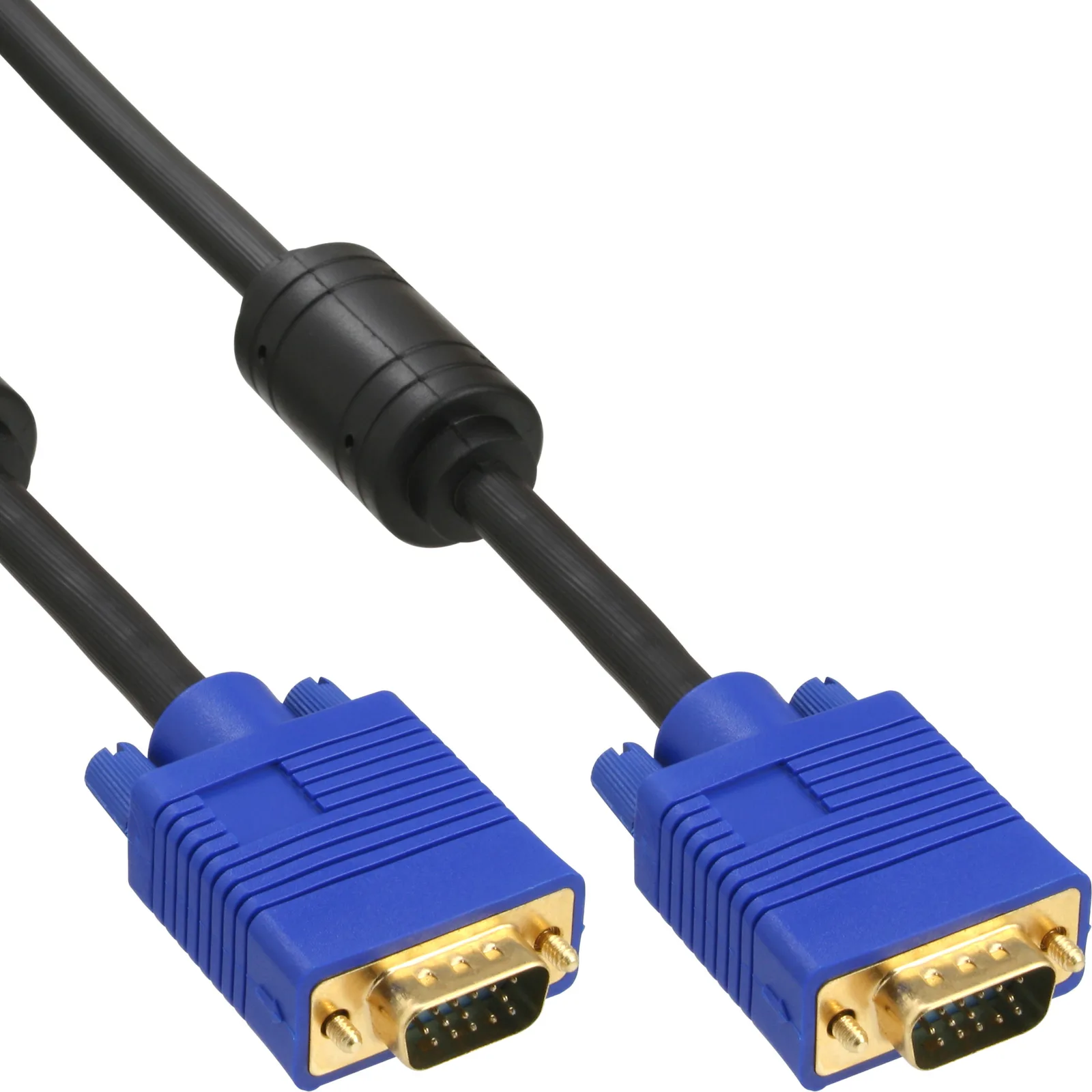 InLine S-VGA Kabel Premium - 15pol HD Stecker / Stecker - schwarz - 3m, Ansicht 2