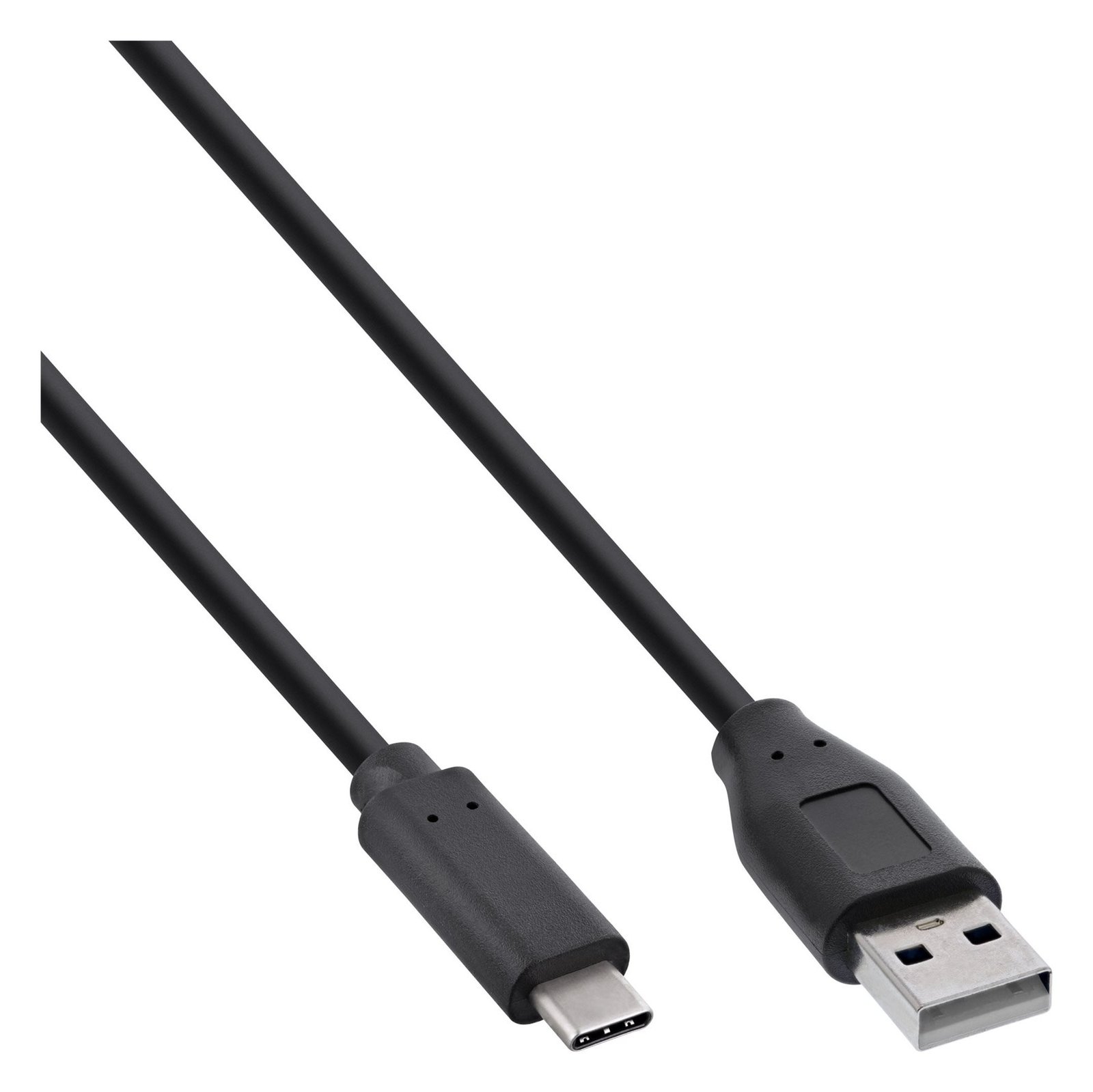 InLine USB 2.0 Kabel - USB-C Stecker an A Stecker - schwarz - 5m von LumaTech