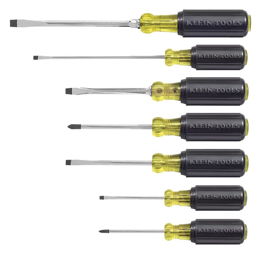 Klein Tools 85076 Schraubendrehersatz Polstergriffe 7-teilig
