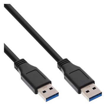 InLine USB 3.2 Gen.1 Kabel - A an A - schwarz - 5m von LumaTech