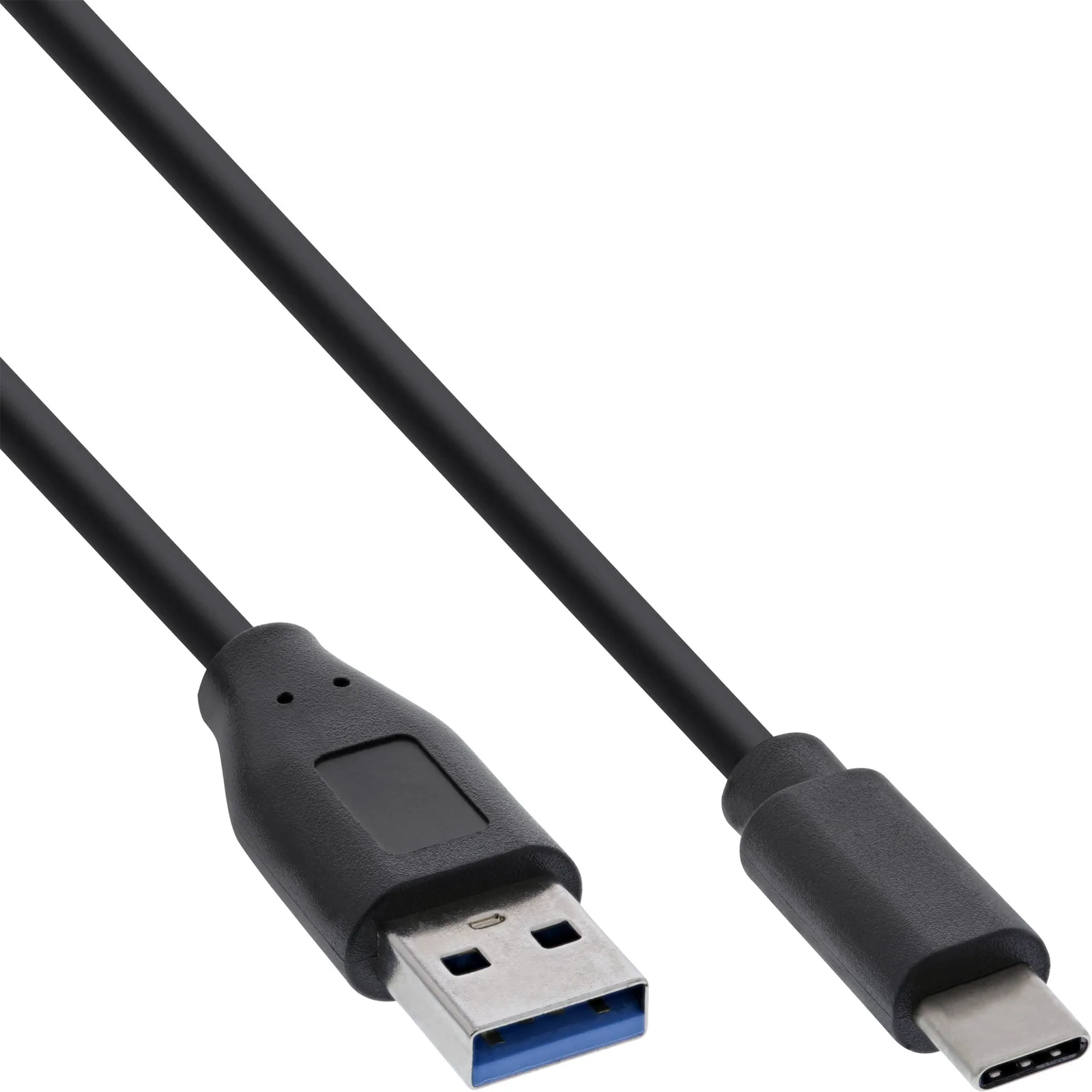 InLine USB 3.2 Gen.1x2 Kabel - USB-C Stecker an A Stecker - schwarz - 0,5m, Ansicht 3