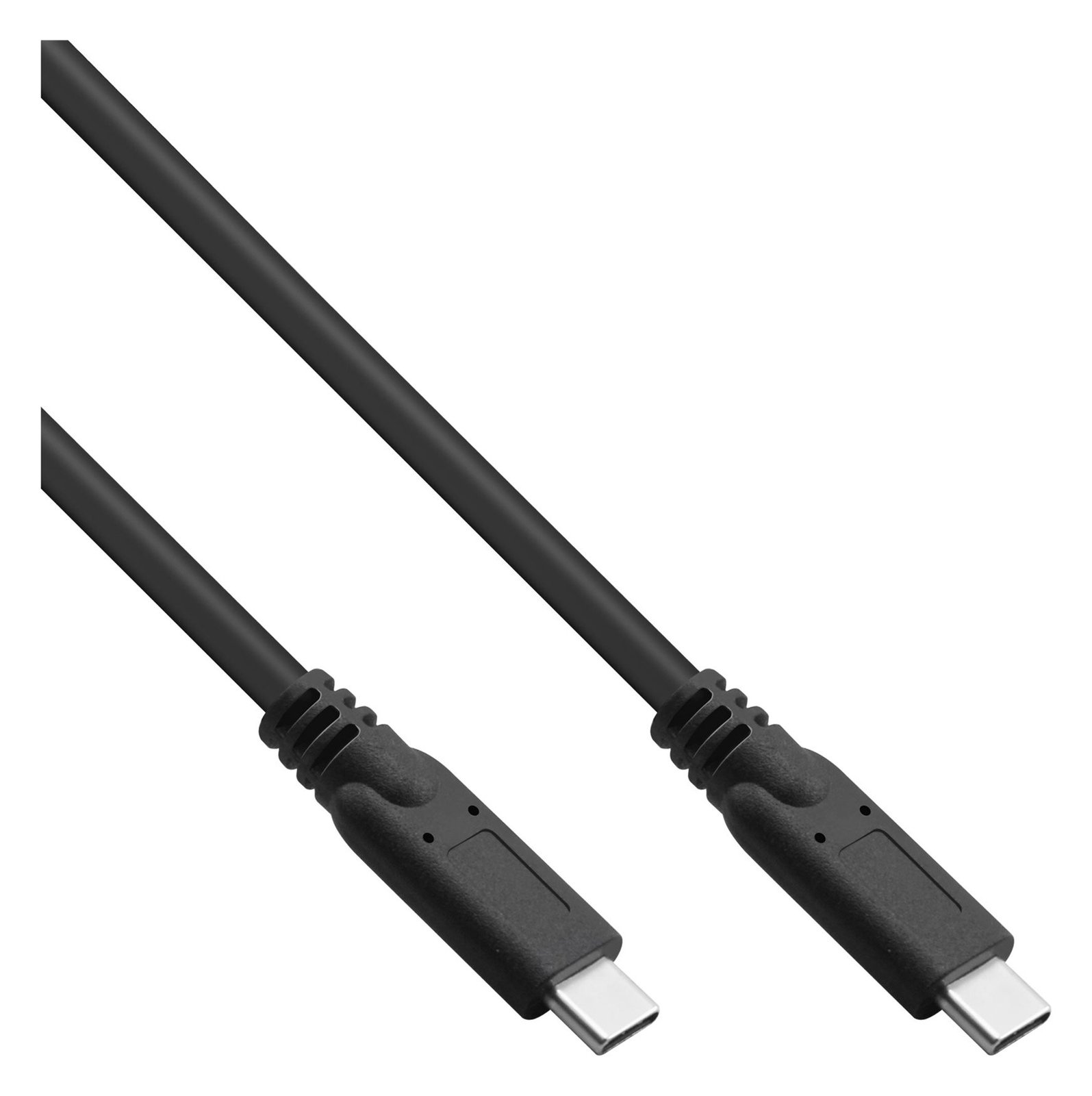 InLine USB 3.2 Gen.1x2 Kabel - USB-C Stecker/Stecker - schwarz - 5m von LumaTech