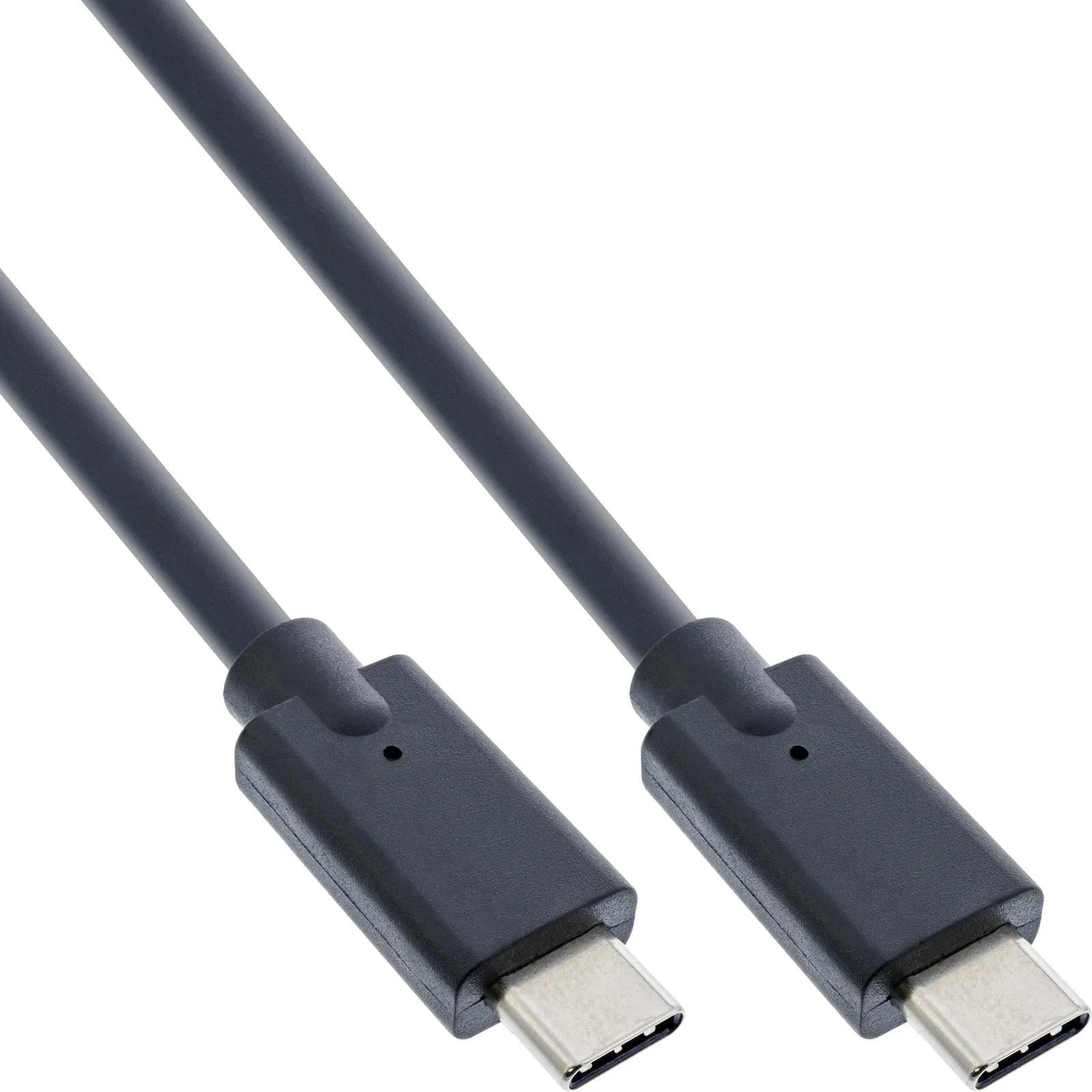 InLine USB 3.2 Gen.2x2 Kabel - USB-C Stecker/Stecker - schwarz - 1m, Ansicht 2