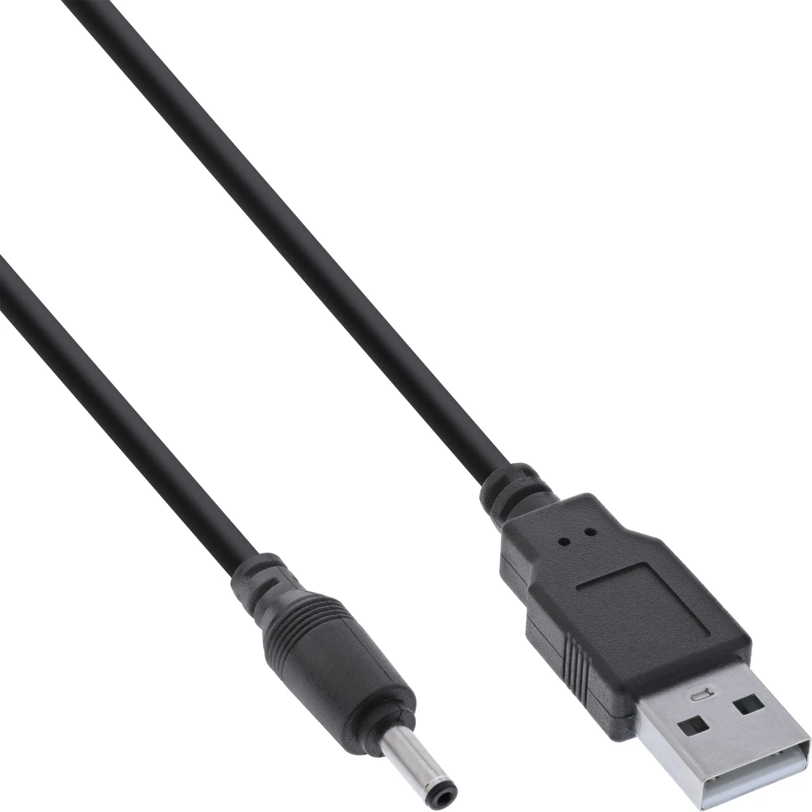 InLine USB DC Stromadapterkabel - USB A Stecker zu DC 3,5x1,35mm 1m, Ansicht 2