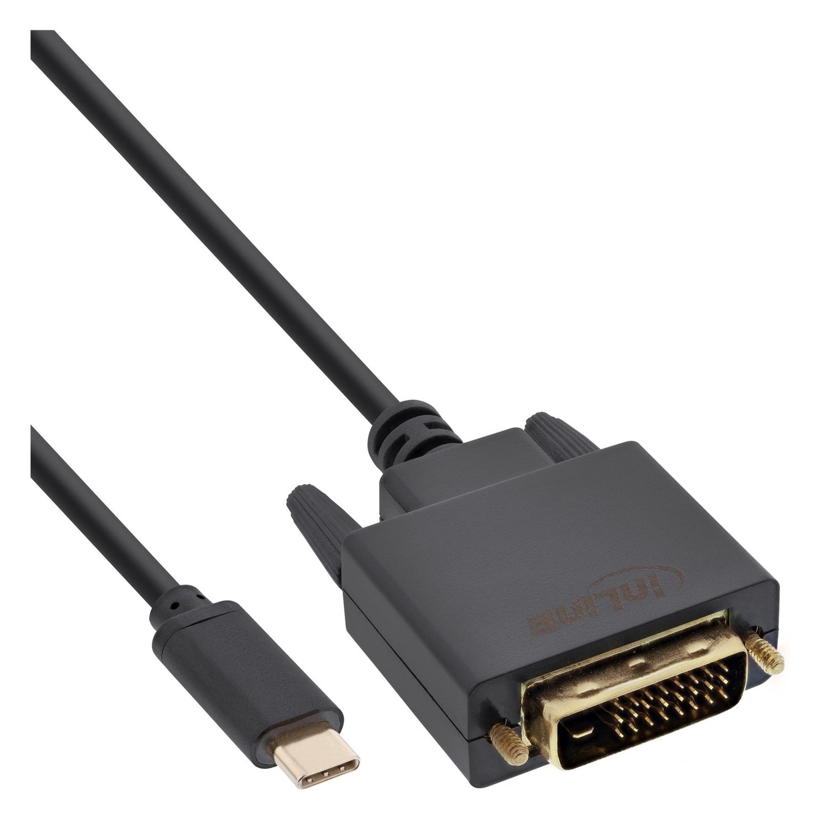 InLine USB Display Kabel - USB-C Stecker zu DVI Stecker - 2m von LumaTech
