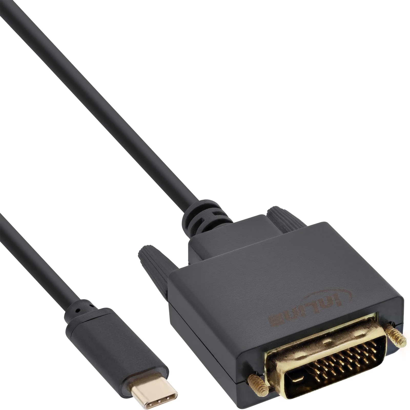 InLine USB Display Kabel - USB-C Stecker zu DVI Stecker - 2m, Ansicht 2