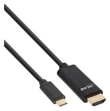 InLine USB Display Kabel - USB-C Stecker zu HDMI Stecker - 1m von LumaTech