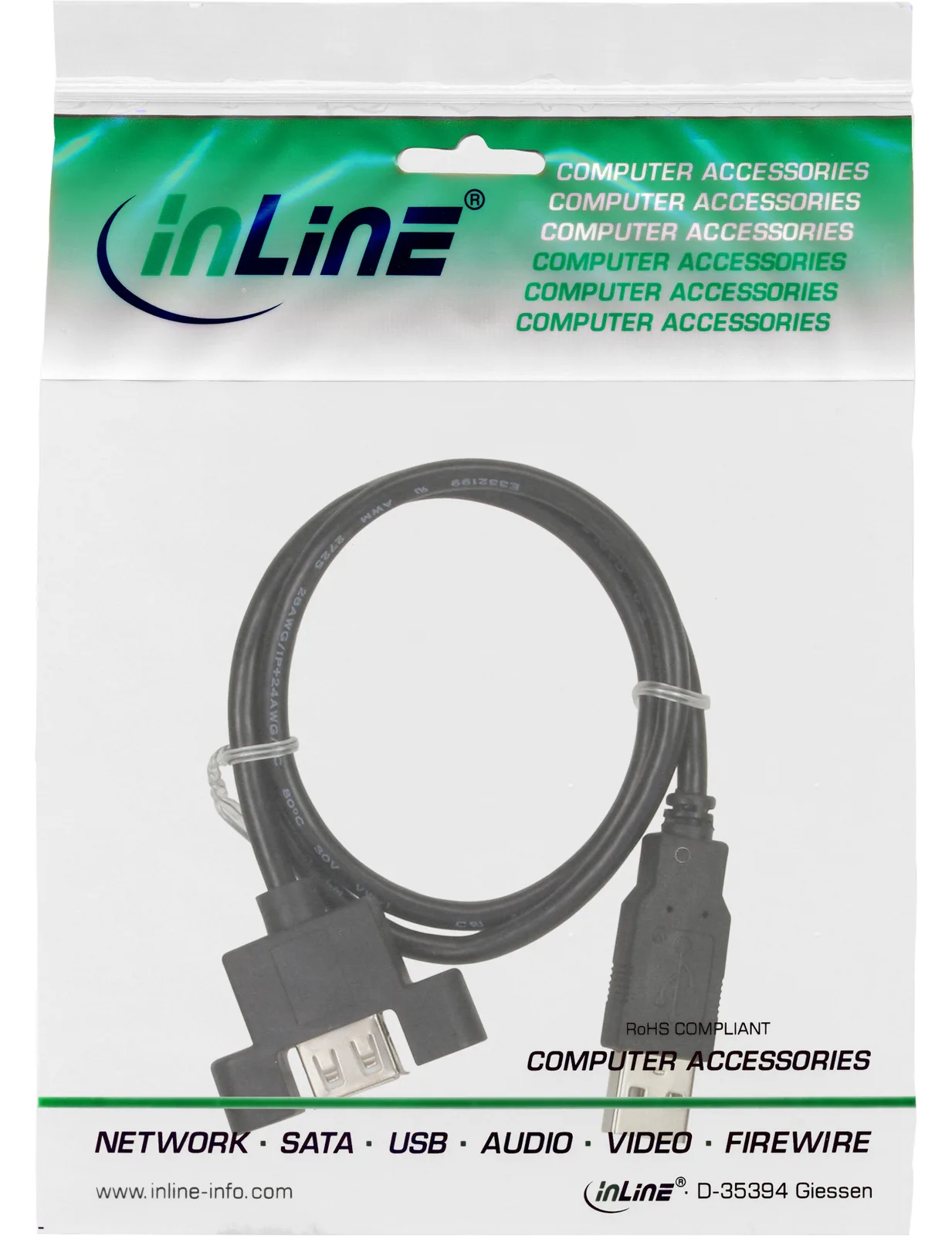 InLine USB-Verlängerungskabel - USB (M) bis USB (W), Ansicht 2