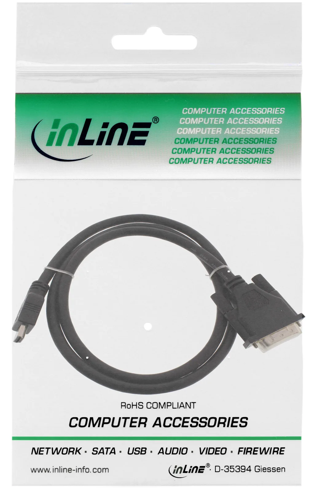 InLine Videokabel - DVI-D (M) bis HDMI (M), Ansicht 4