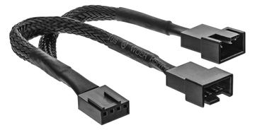 InLine Y-cable - Netzsplitter für Lüfter - 4-polig PWM (M) von LumaTech