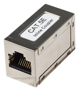 Intellinet Cat5e Inline-Kupplung, 8P8C Buchse auf 8P8C Buchse, FTP, Silber - Netzwerkkoppler - RJ-45 (W), Ansicht 2