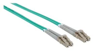 Intellinet Fibre Optic Patch Cable, OM3, LC/LC, 1m, Aqua, Duplex, Multimode, 50/125 Âµm, LSZH, Fiber, Lifetime Warranty, Ansicht 3