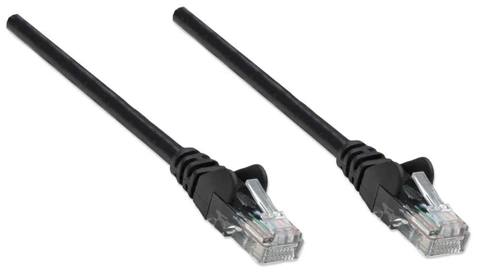 Intellinet Network Patch Cable, Cat5e, 3m, Black, CCA, U/UTP, PVC, RJ45 - Patch-Kabel - RJ-45 (M), Ansicht 4