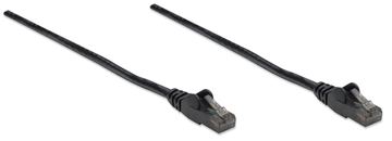 Intellinet Network Patch Cable, Cat6, 10m, Black, CCA, U/UTP, PVC, RJ45 - Patch-Kabel - RJ-45 (M) von LumaTech