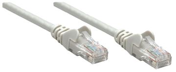 Intellinet Network Patch Cable, Cat6, 10m, Grey, CCA, U/UTP, PVC, RJ45, Gold Plated Contacts, Snagless, Booted von LumaTech