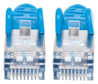Intellinet Network Patch Cable, Cat6, 15m, Blue, Copper, S/FTP, LSOH / LSZH, PVC, RJ45, Gold Plated Contacts, Snagless, Ansicht 2