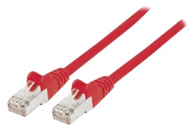 Intellinet Network Patch Cable, Cat6, 15m, Red, Copper, S/FTP, LSOH / LSZH, PVC, RJ45, Gold Plated Contacts, Snagless, Ansicht 4
