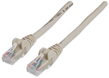 Intellinet Network Patch Cable, Cat6, 20m, Grey, CCA, U/UTP, PVC, RJ45, Gold Plated Contacts, Snagless, Booted von LumaTech