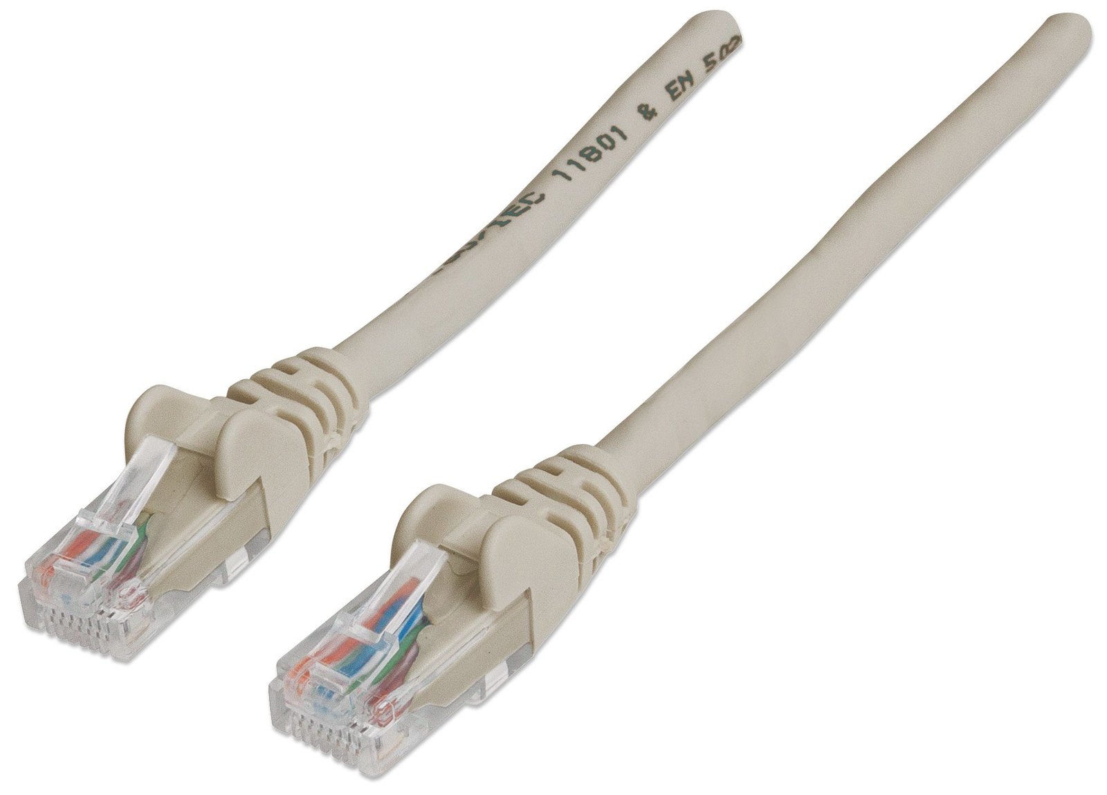 Intellinet Network Patch Cable, Cat6, 20m, Grey, CCA, U/UTP, PVC, RJ45, Gold Plated Contacts, Snagless, Booted