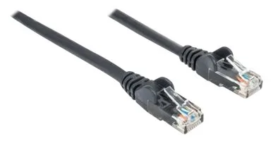 Intellinet Network Patch Cable, Cat6, 2m, Black, CCA, U/UTP, PVC, RJ45, Gold Plated Contacts, Snagless, Booted, Ansicht 3