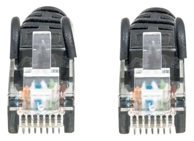 Intellinet Network Patch Cable, Cat6, 2m, Black, CCA, U/UTP, PVC, RJ45, Gold Plated Contacts, Snagless, Booted, Ansicht 4
