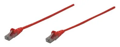 Intellinet Network Patch Cable, Cat6, 2m, Red, CCA, U/UTP, PVC, RJ45, Gold Plated Contacts, Snagless, Booted, Ansicht 3