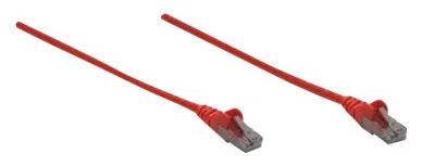 Intellinet Network Patch Cable, Cat6, 2m, Red, CCA, U/UTP, PVC, RJ45, Gold Plated Contacts, Snagless, Booted, Ansicht 4