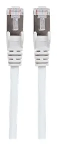 Intellinet Network Patch Cable, Cat6, 2m, White, Copper, S/FTP, LSOH / LSZH, PVC, RJ45, Gold Plated Contacts, Snagless, Ansicht 2