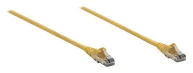 Intellinet Network Patch Cable, Cat6, 2m, Yellow, CCA, U/UTP, PVC, RJ45, Gold Plated Contacts, Snagless, Booted, Ansicht 4