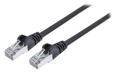 Intellinet Network Patch Cable, Cat6, 3m, Black, Copper, S/FTP, LSOH / LSZH, PVC, RJ45, Gold Plated Contacts, Snagless, Ansicht 3