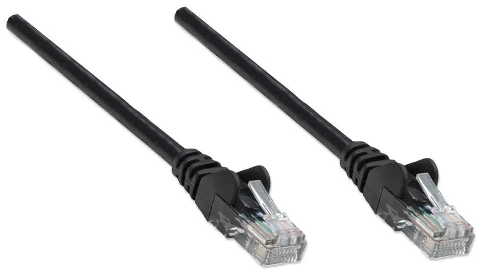 Intellinet Network Patch Cable, Cat6, 5m, Black, CCA, U/UTP, PVC, RJ45, Gold Plated Contacts, Snagless, Booted, Ansicht 4