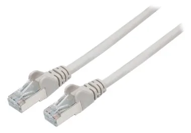 Intellinet Network Patch Cable, Cat6A, 1m, Grey, Copper, S/FTP, LSOH / LSZH, PVC, RJ45, Gold Plated Contacts, Snagless, Ansicht 3
